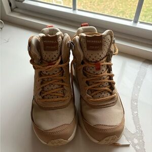 Merrell Tan and Cream Hiking Boots